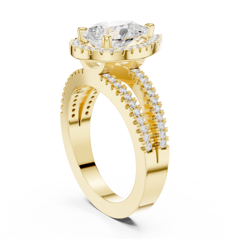 Ladies Ring DDLR-350@7 - Yellow Gold - Image