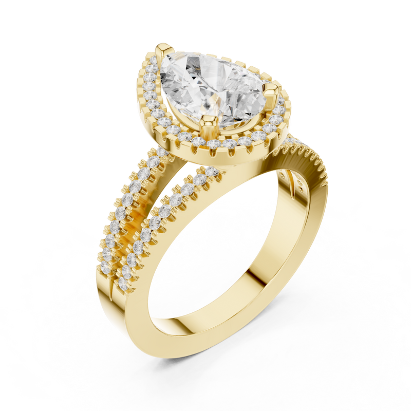 Ladies Ring DDLR-350@7 - Yellow Gold - Image