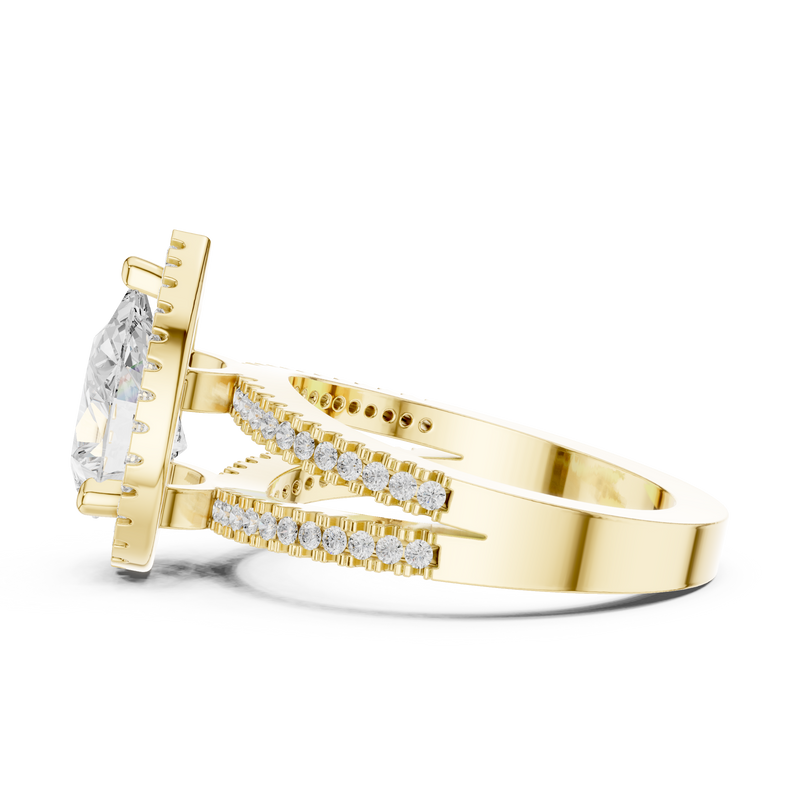 Ladies Ring DDLR-350@7 - Yellow Gold - Image