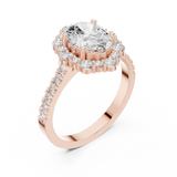 Ladies Ring DDLR-351@7 - Rose Gold - Image