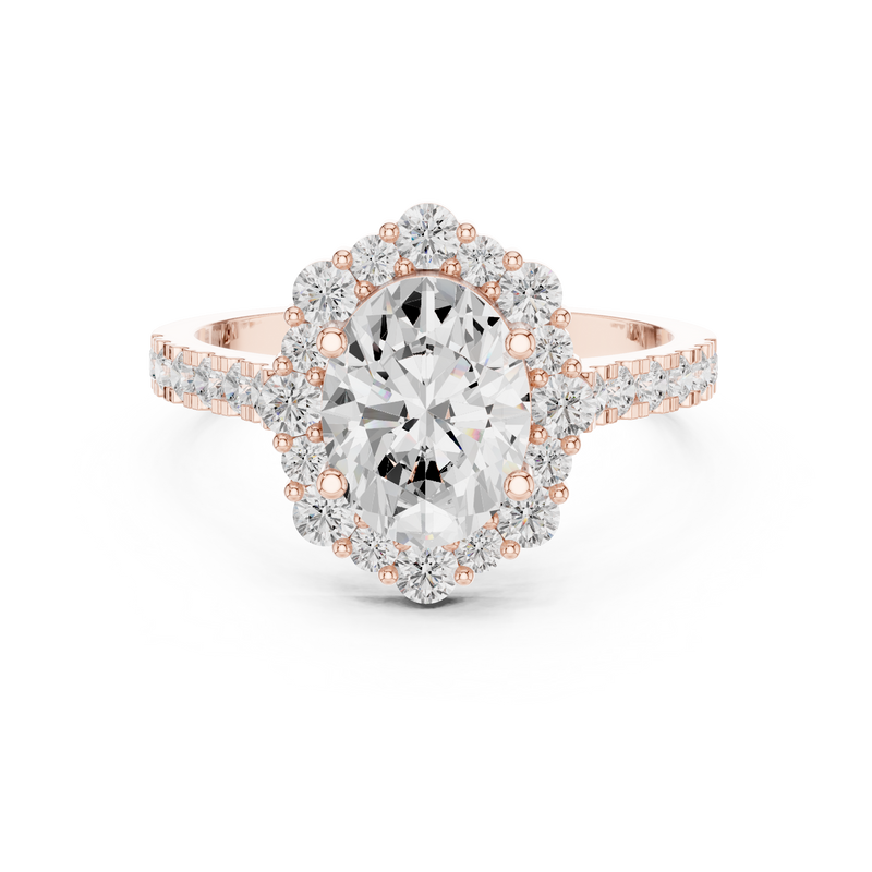 Ladies Ring DDLR-351@7 - Rose Gold - Image