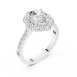 Ladies Ring DDLR-351@7 - White Gold - Image