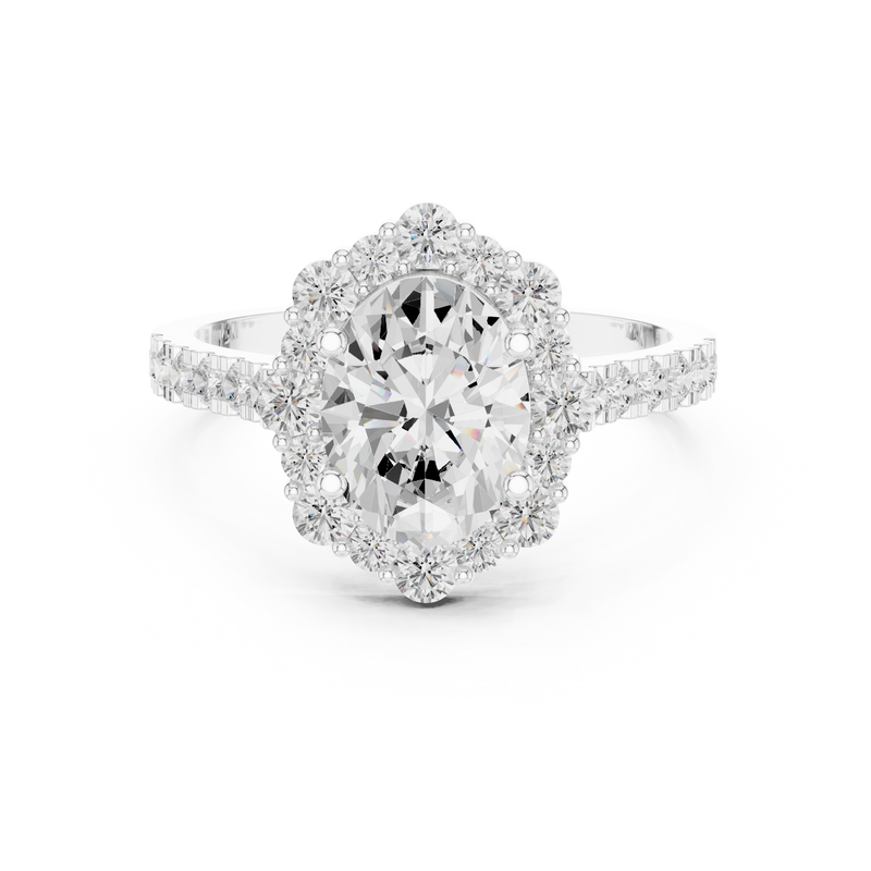 Ladies Ring DDLR-351@7 - White Gold - Image