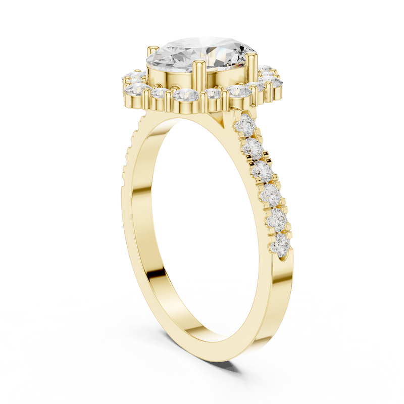 Ladies Ring DDLR-351@7 - Yellow Gold - Image