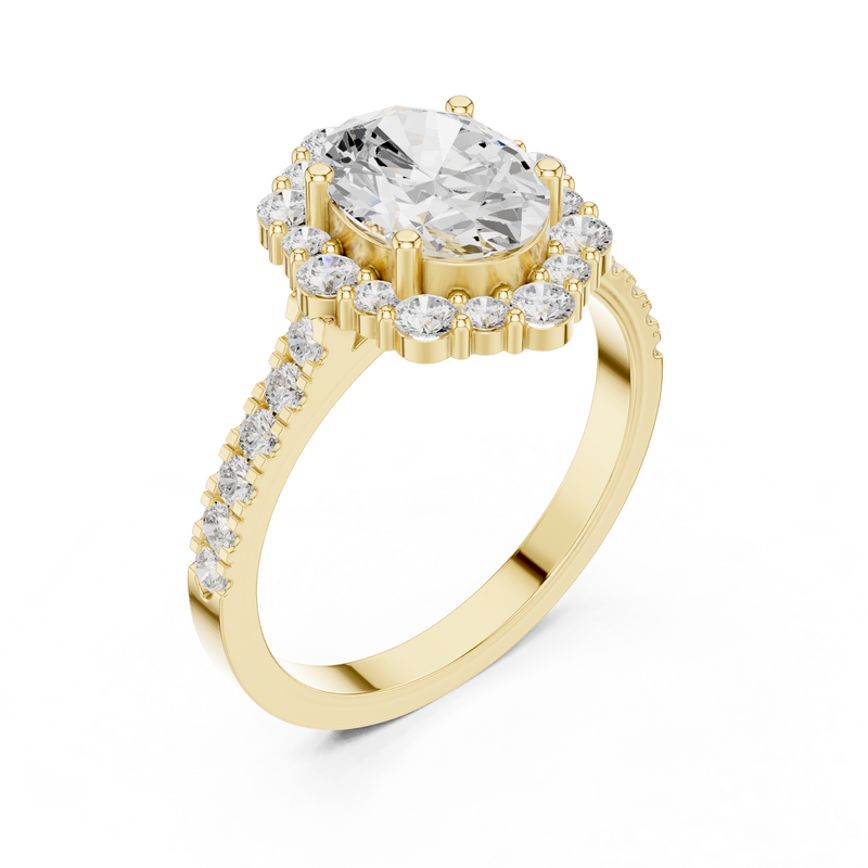 Ladies Ring DDLR-351@7 - Yellow Gold - Image
