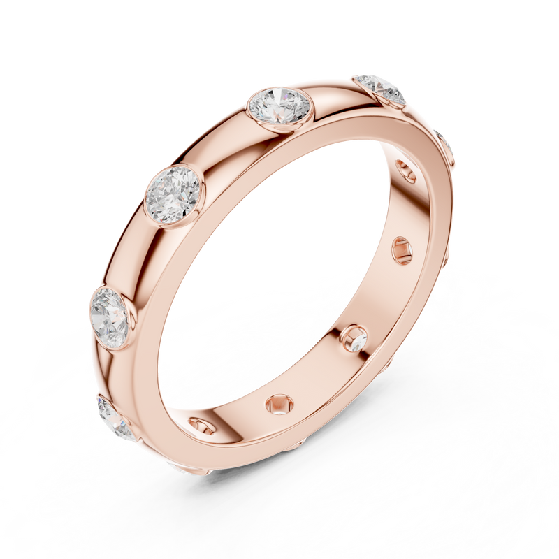 Ladies Ring DDLR-352@7 - Rose Gold - Image