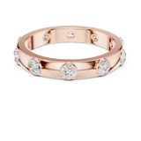 Ladies Ring DDLR-352@7 - Rose Gold - Image