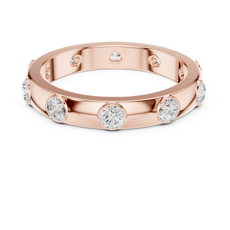 Ladies Ring DDLR-352@7 - Rose Gold - Image