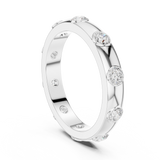 Ladies Ring DDLR-352@7 - White Gold - Image