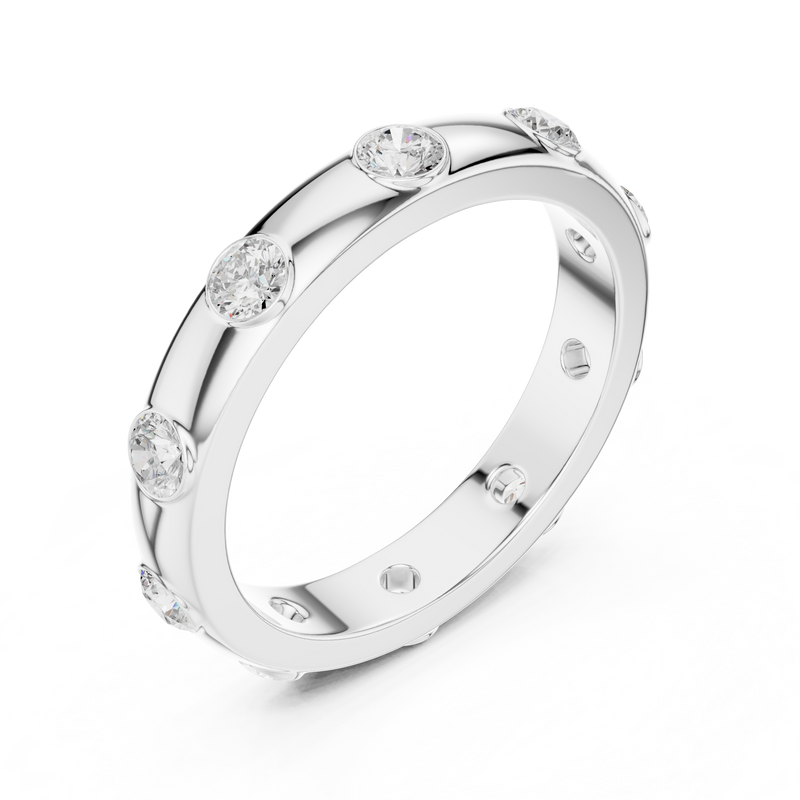 Ladies Ring DDLR-352@7 - White Gold - Image