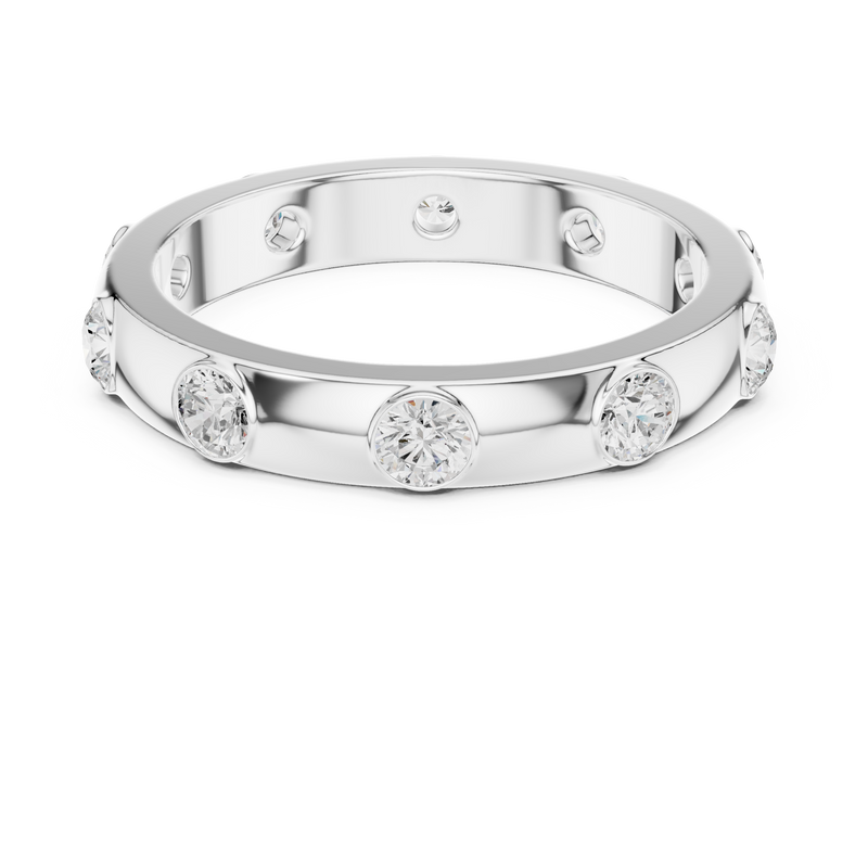 Ladies Ring DDLR-352@7 - White Gold - Image