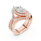 Ladies Ring DDLR-353@7 - Rose Gold - Image