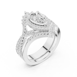 Ladies Ring DDLR-353@7 - White Gold - Image