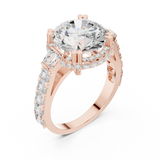 Ladies Ring DDLR-354@7 - Rose Gold - Image
