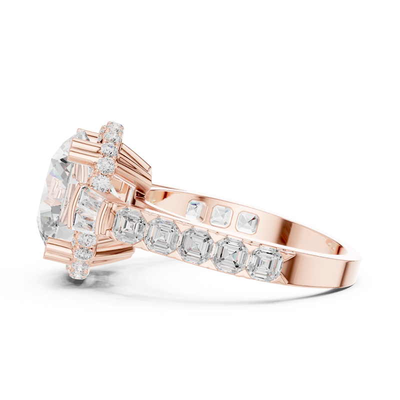 Ladies Ring DDLR-354@7 - Rose Gold - Image