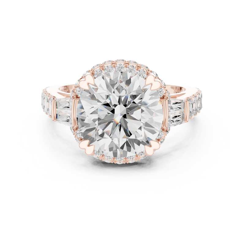 Ladies Ring DDLR-354@7 - Rose Gold - Image