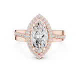 Ladies Ring DDLR-355@7 - Rose Gold - Image