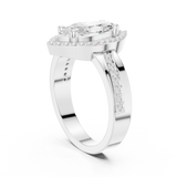 Ladies Ring DDLR-355@7 - White Gold - Image