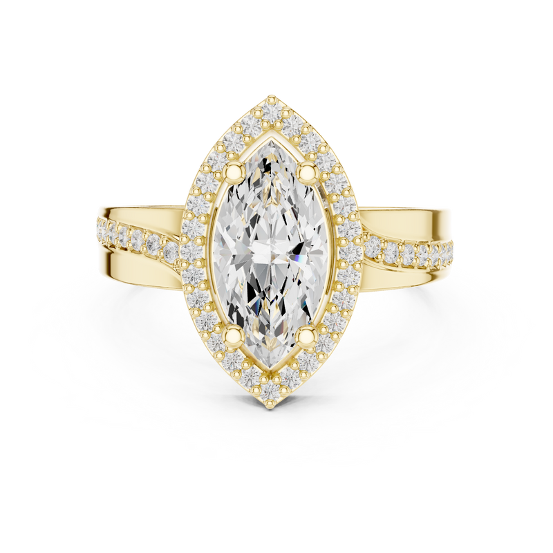 Ladies Ring DDLR-355@7 - Yellow Gold - Image