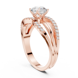 Ladies Ring DDLR-356@7 - Rose Gold - Image