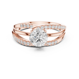 Ladies Ring DDLR-356@7 - Rose Gold - Image