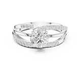 Ladies Ring DDLR-356@7 - White Gold - Image