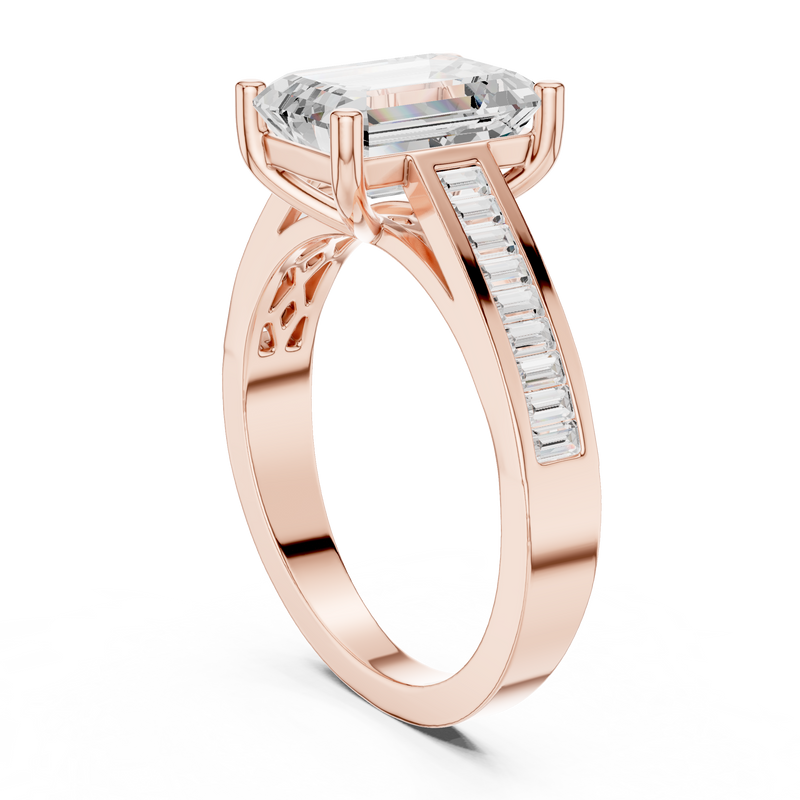 Ladies Ring DDLR-357@7 - Rose Gold - Image