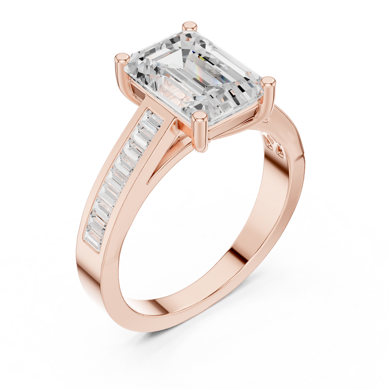 Ladies Ring DDLR-357@7 - Rose Gold - Image