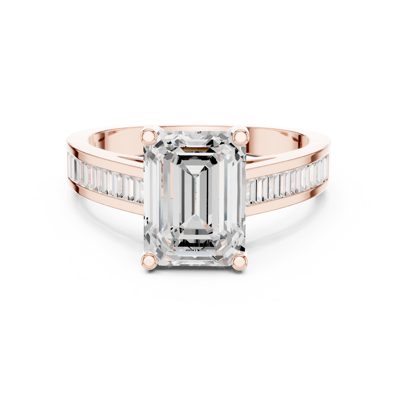 Ladies Ring DDLR-357@7 - Rose Gold - Image