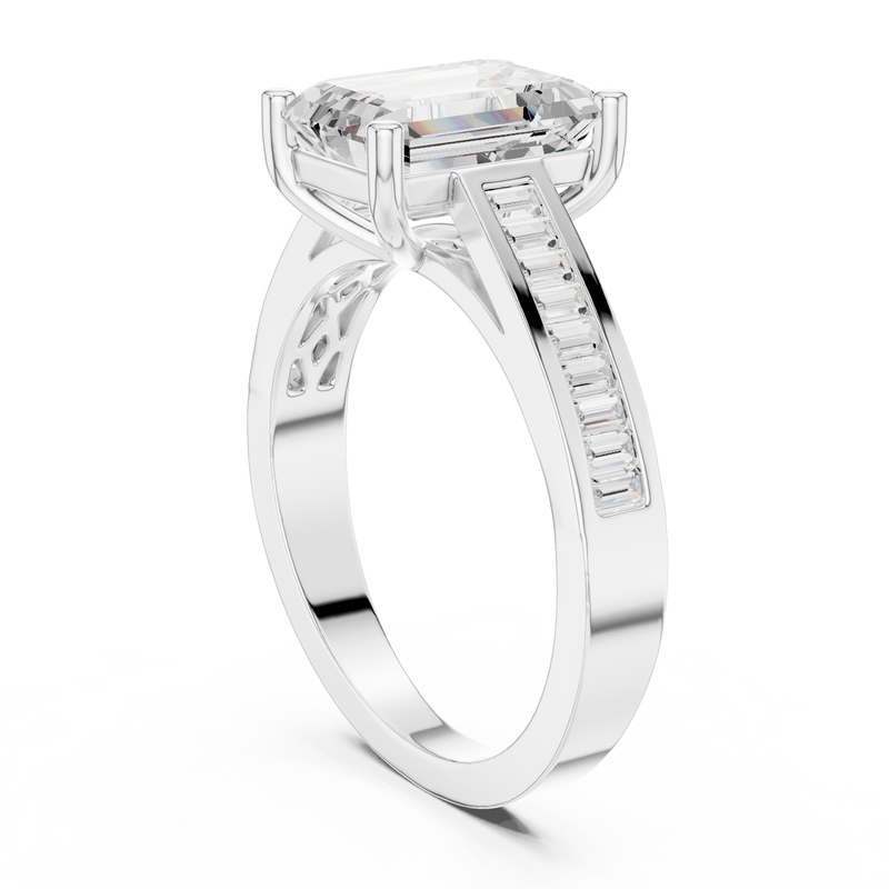 Ladies Ring DDLR-357@7 - White Gold - Image