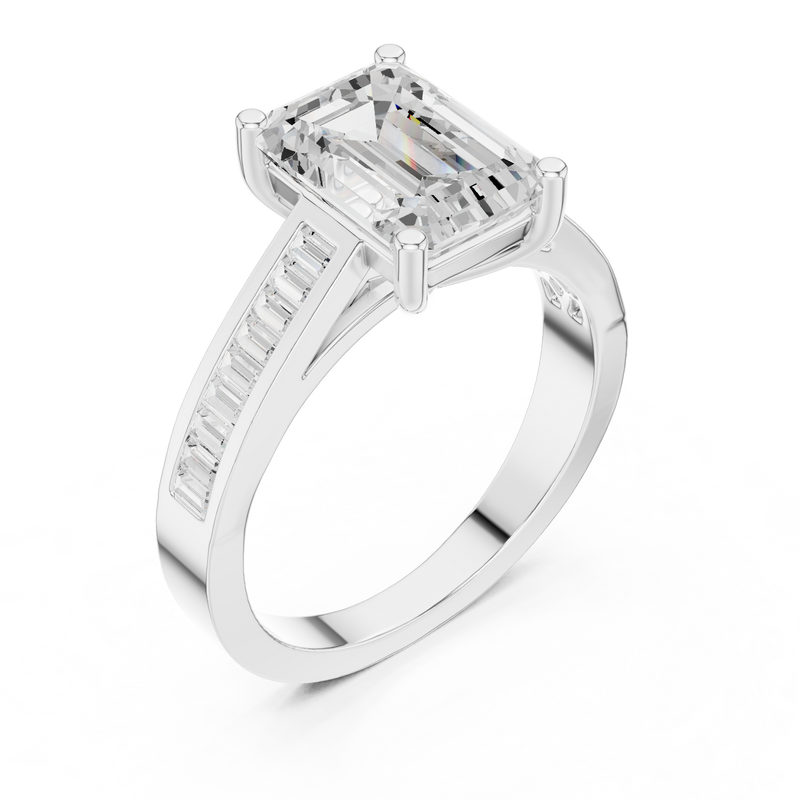 Ladies Ring DDLR-357@7 - White Gold - Image