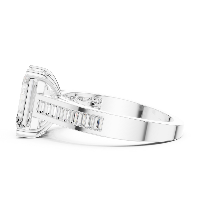 Ladies Ring DDLR-357@7 - White Gold - Image