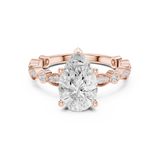 Ladies Ring DDLR-359@7 - Rose Gold - Image