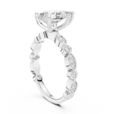 Ladies Ring DDLR-359@7 - White Gold - Image