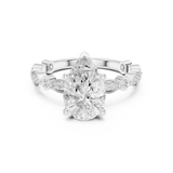 Ladies Ring DDLR-359@7 - White Gold - Image