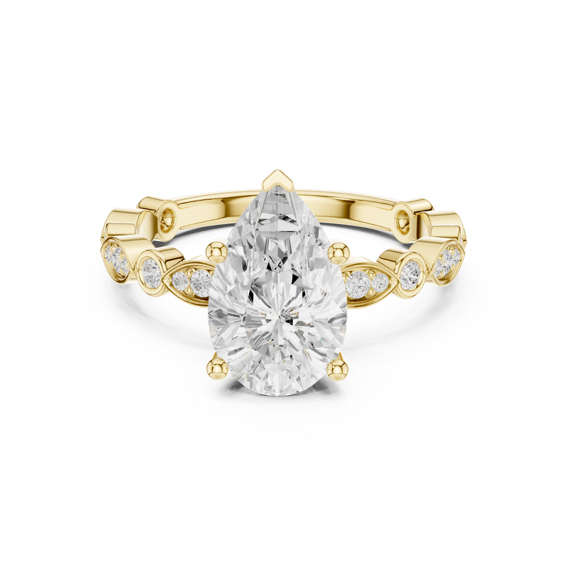 Ladies Ring DDLR-359@7 - Yellow Gold - Image