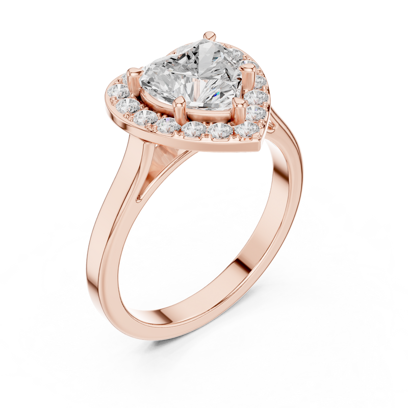 Ladies Ring DDLR-360@7 - Rose Gold - Image