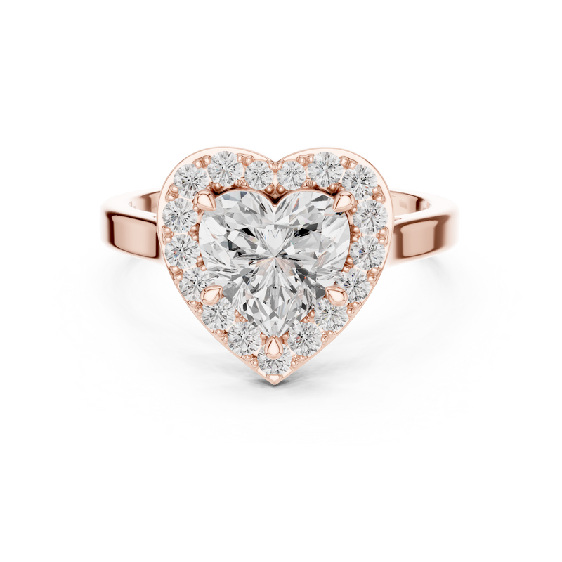 Ladies Ring DDLR-360@7 - Rose Gold - Image