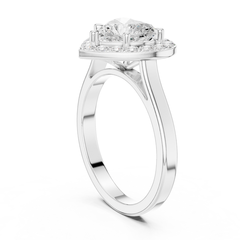 Ladies Ring DDLR-360@7 - White Gold - Image