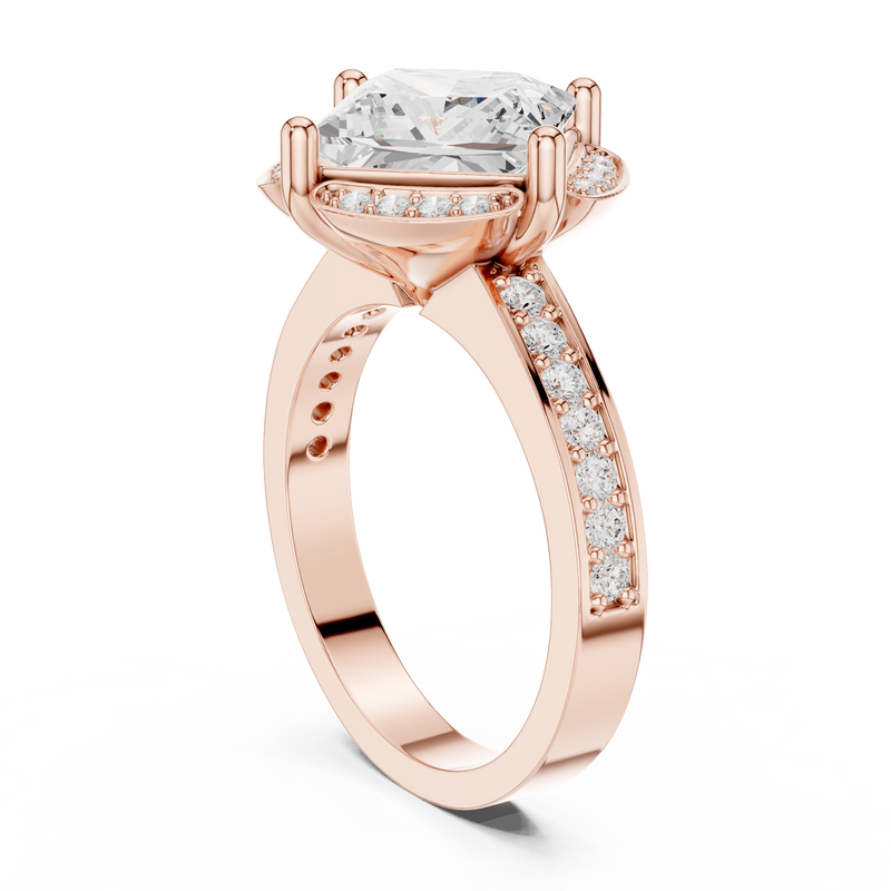 Ladies Ring DDLR-361@7 - Rose Gold - Image