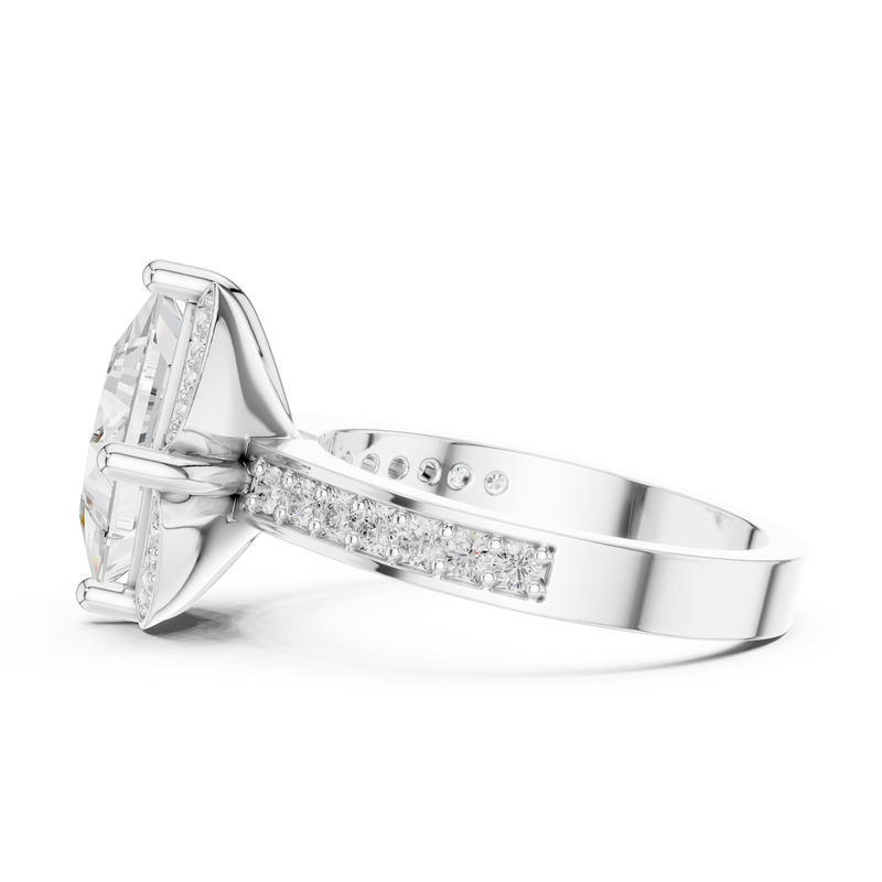 Ladies Ring DDLR-361@7 - White Gold - Image