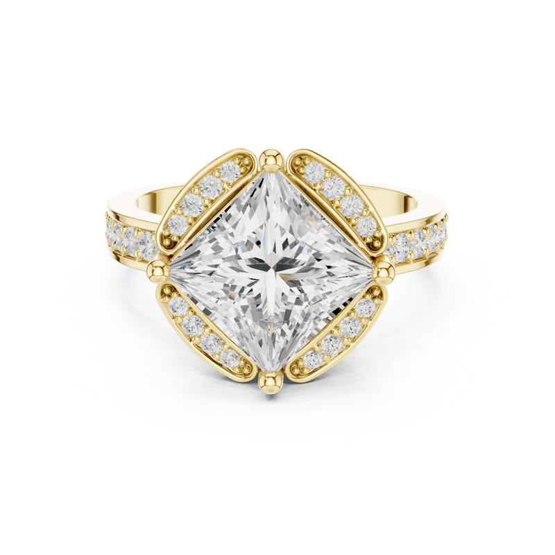 Ladies Ring DDLR-361@7 - Yellow Gold - Image