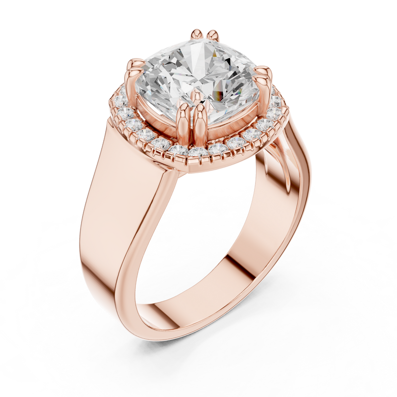 Ladies Ring DDLR-362@7 - Rose Gold - Image