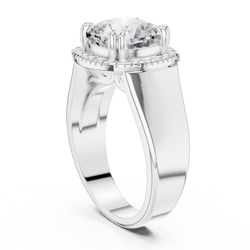 Ladies Ring DDLR-362@7 - White Gold - Image