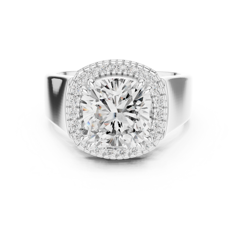 Ladies Ring DDLR-362@7 - White Gold - Image