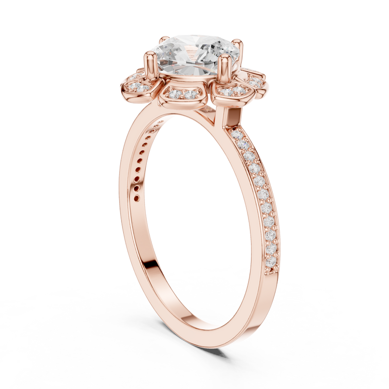 Ladies Ring DDLR-363@7 - Rose Gold - Image
