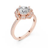 Ladies Ring DDLR-363@7 - Rose Gold - Image