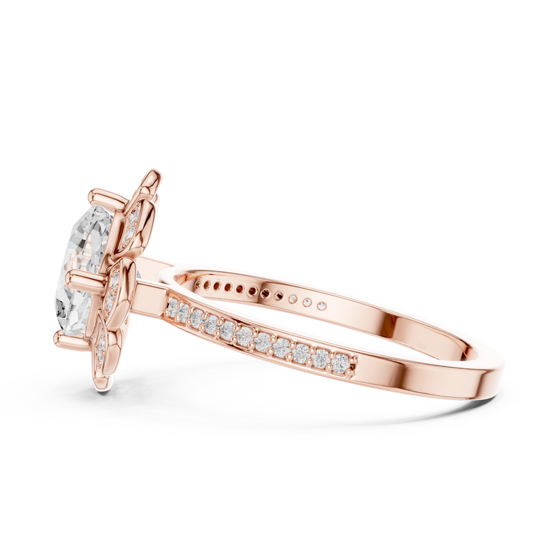 Ladies Ring DDLR-363@7 - Rose Gold - Image