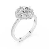 Ladies Ring DDLR-363@7 - White Gold - Image