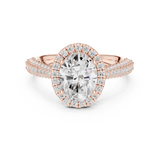 Ladies Ring DDLR-364@7 - Rose Gold - Image
